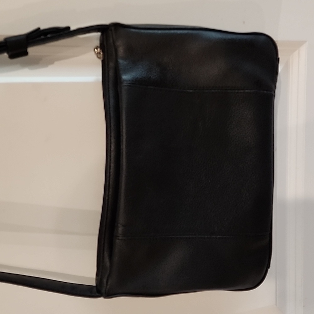 AURIELLE Leather Shoulder Bag - Picture 2 of 12